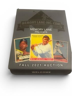 Rare Memory Lane boxed set of Auction Rarities 2021 sealed new collectible